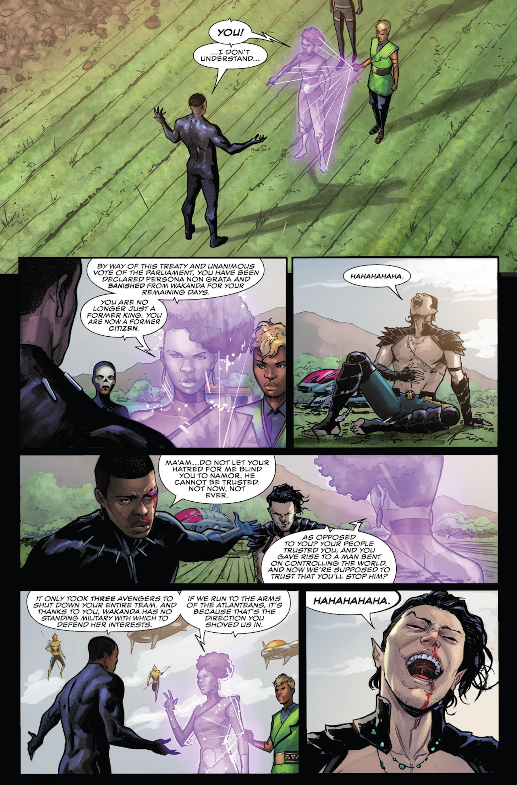 Namor gets his revenge on Black Panther