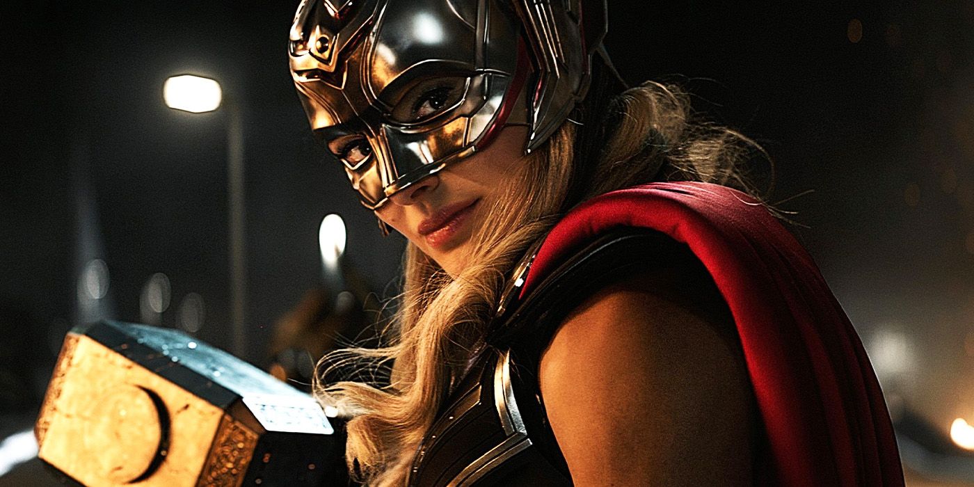 natalie portman as jane foster aka the mighty thor in thor love and thunder