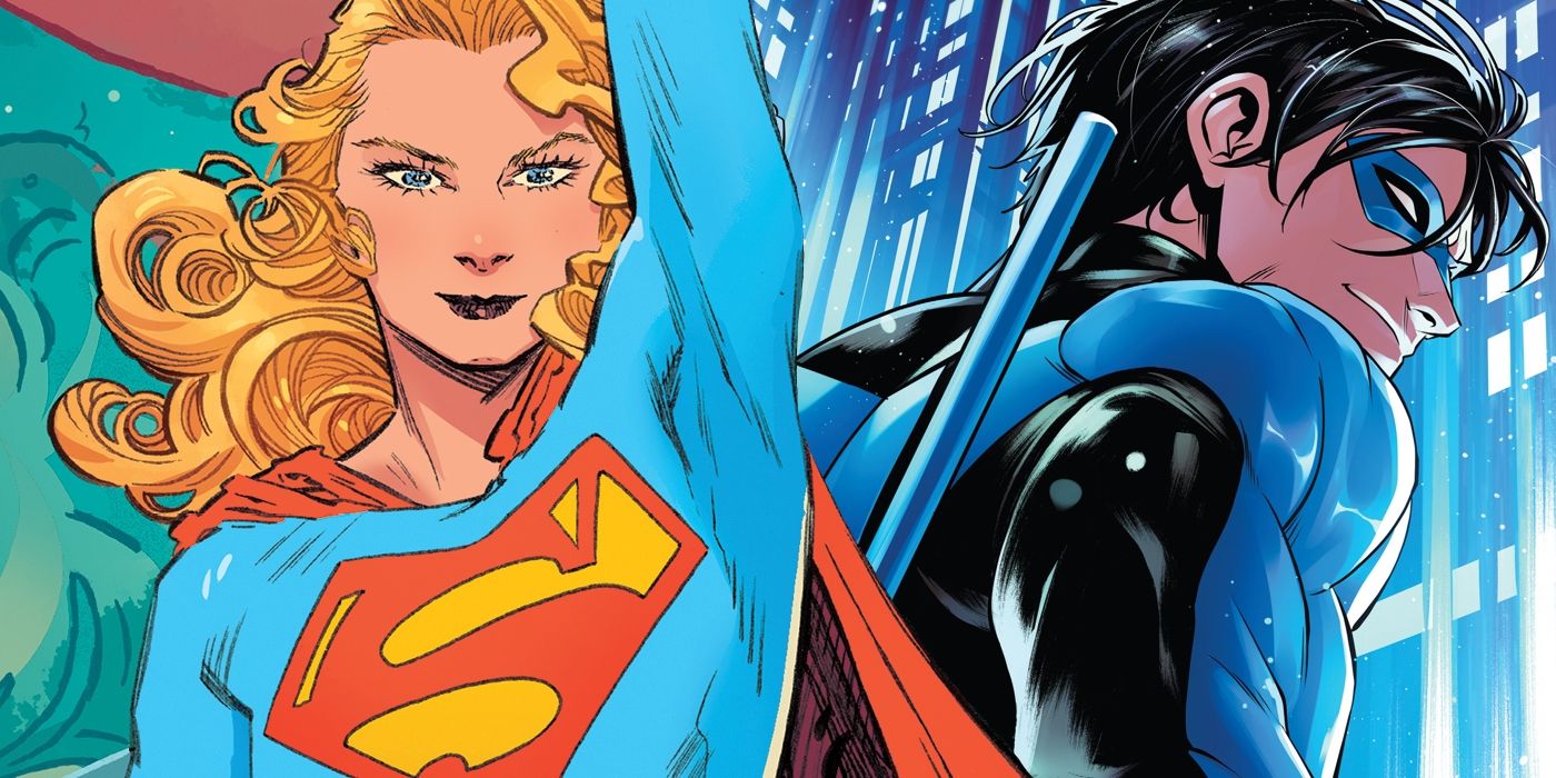 Nightwing and Supergirl DC Comics