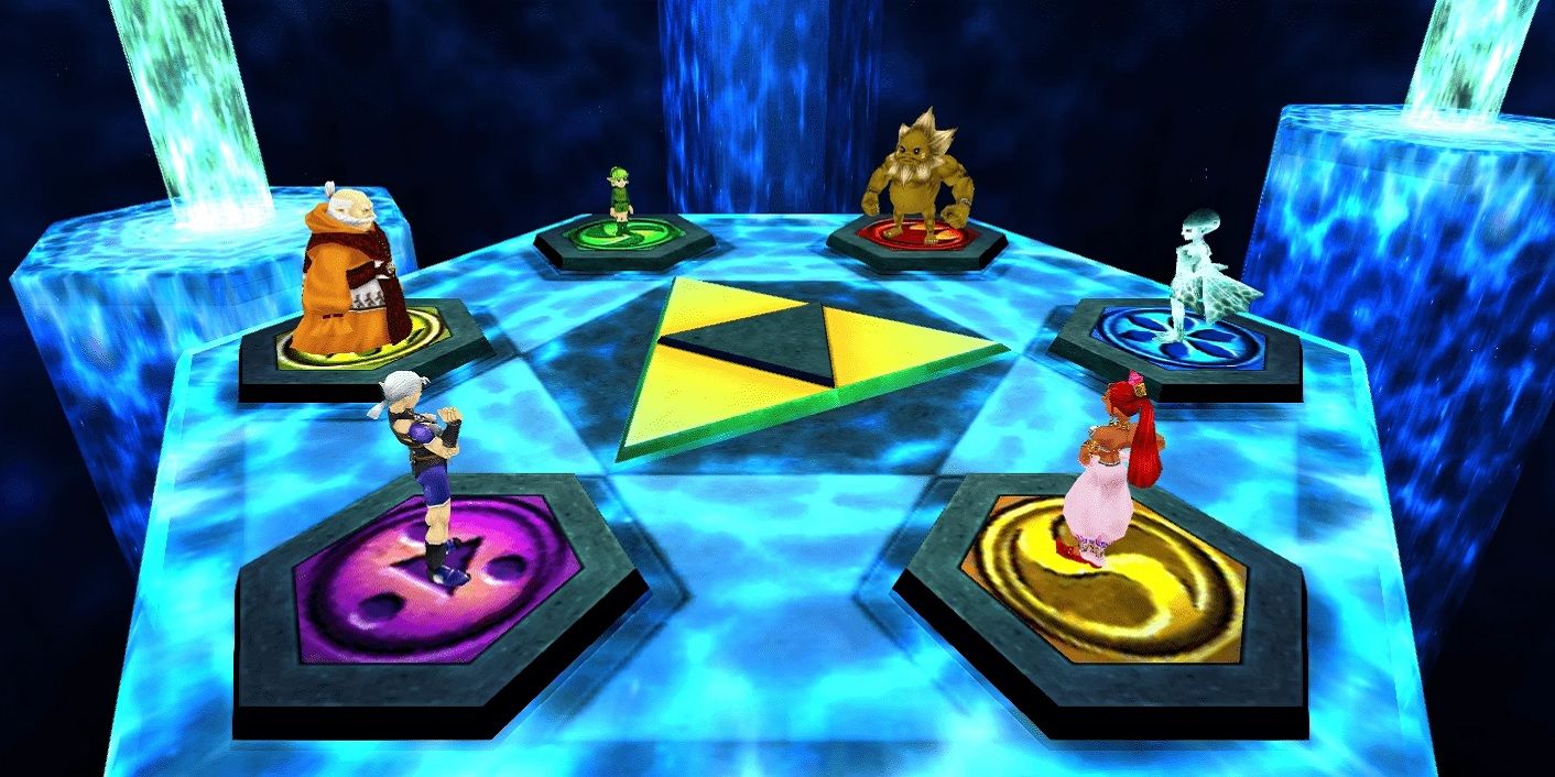 Six of the seven sages awakened in Zelda: Ocarina of Time