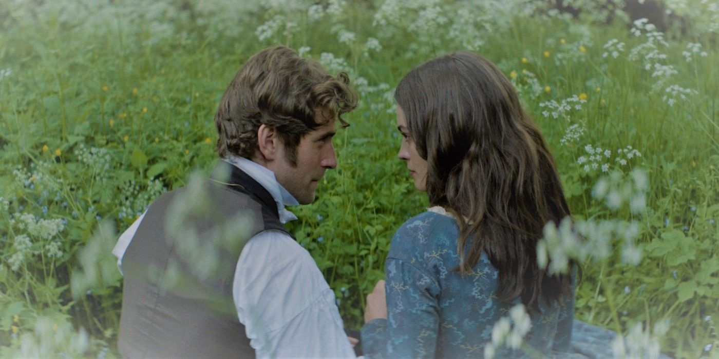 Oliver Jackson-Cohen and Emma Mackey in Emily