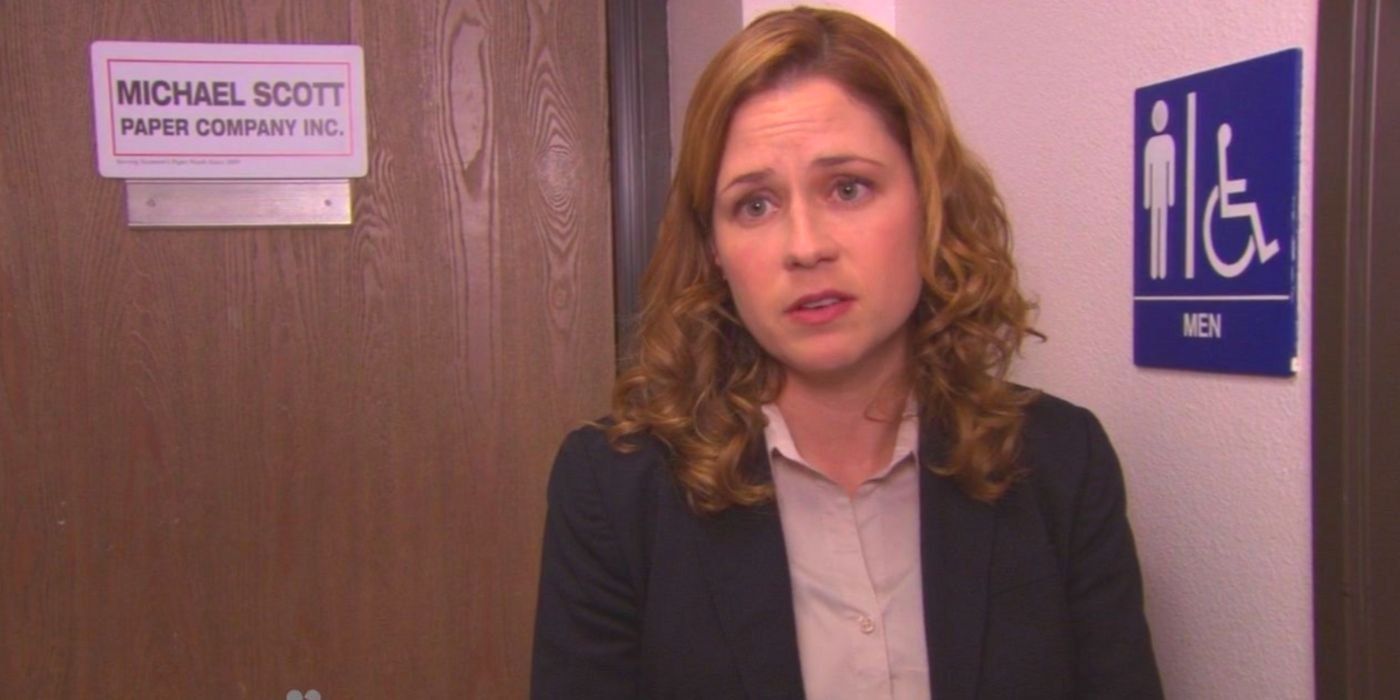 The Office. — Pam: For the record? Not on board with fake