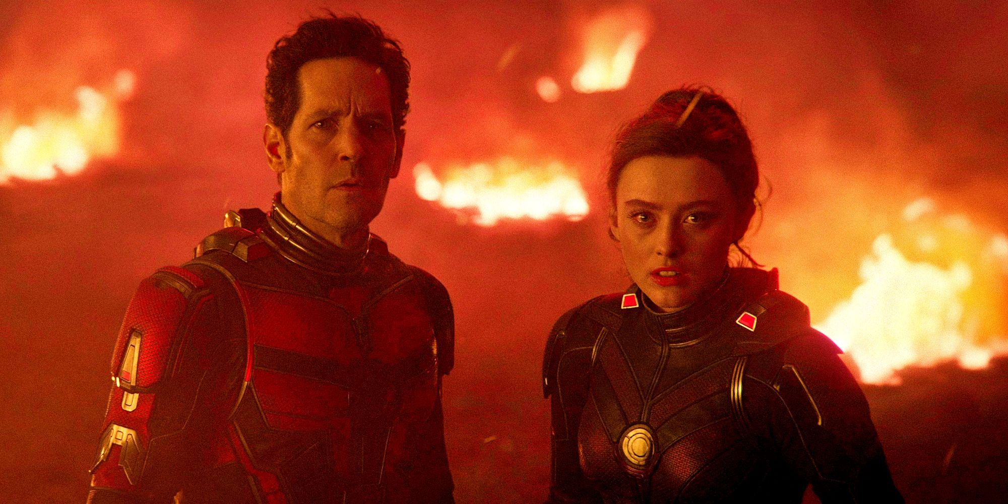 Paul Rudd and Kathryn Newton in Ant-Man and the Wasp Quantumania