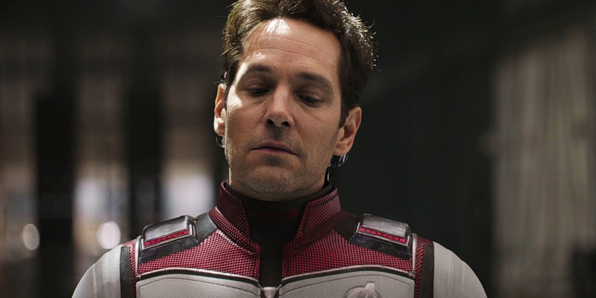 Paul Rudd Homem-Formiga em Avengers Endgame Time Travel Suit