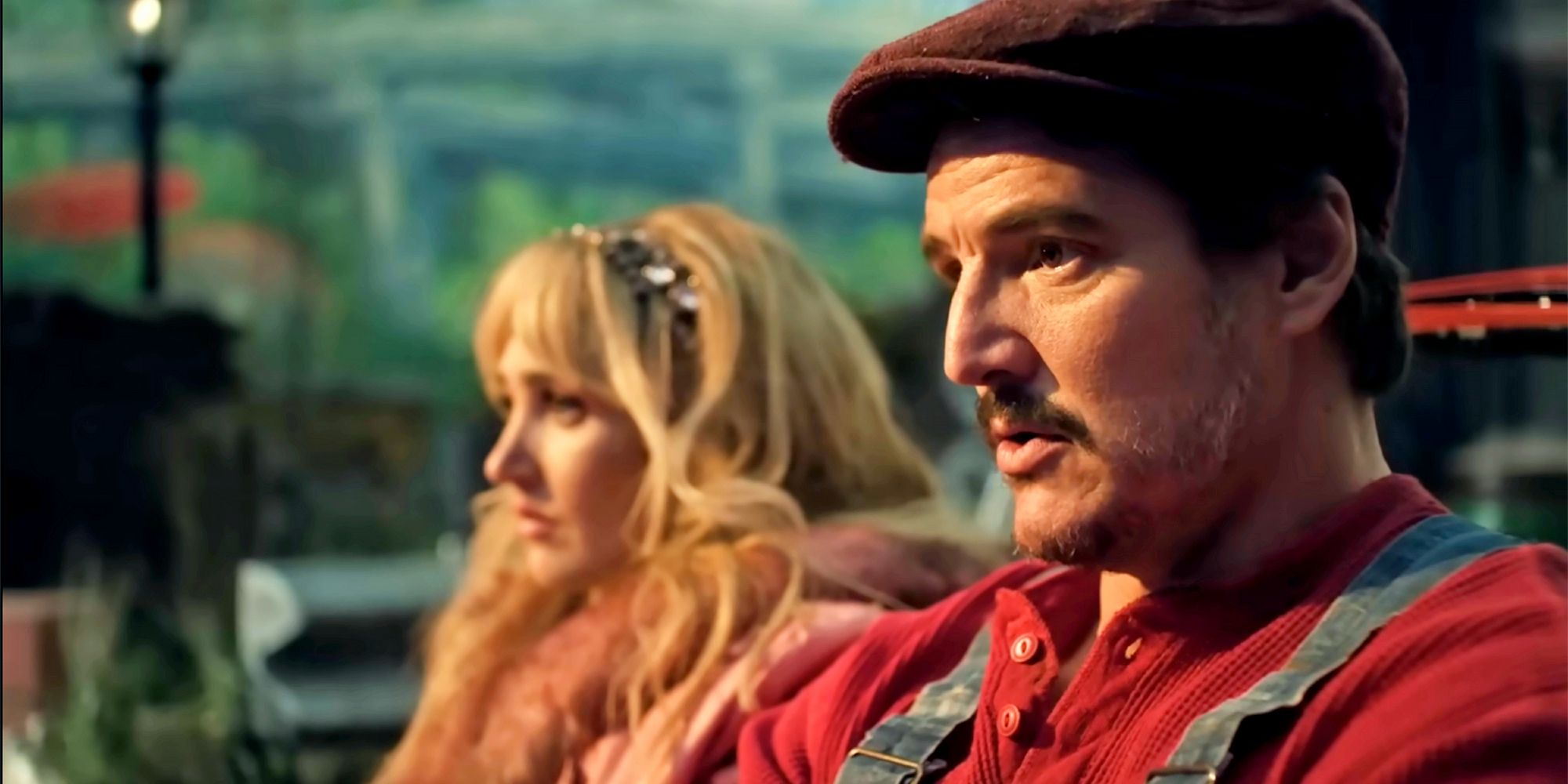 Pedro Pascal in the Mario Kart SNL skit