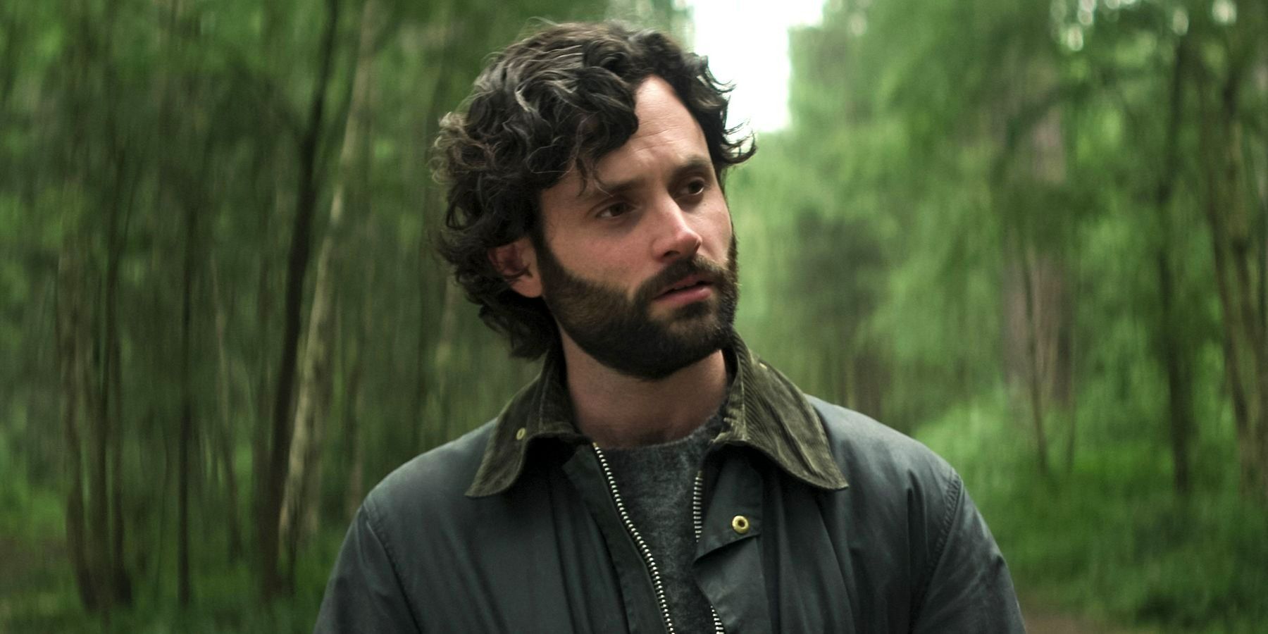 Penn Badgley as Joe Goldberg on a hunting trip in You season 4 -3