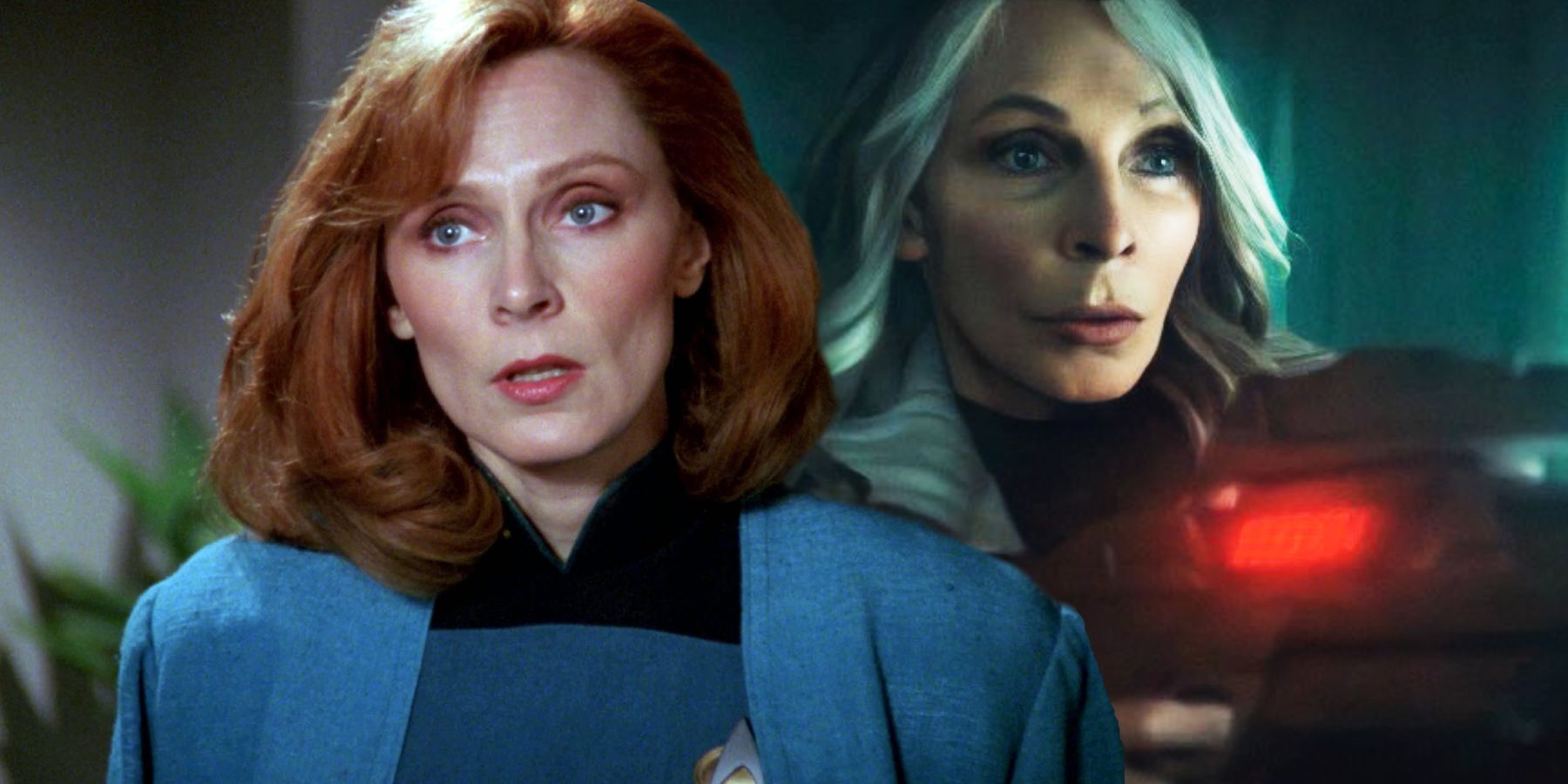 Gates McFadden as Beverly Crusher in TNG and Picard