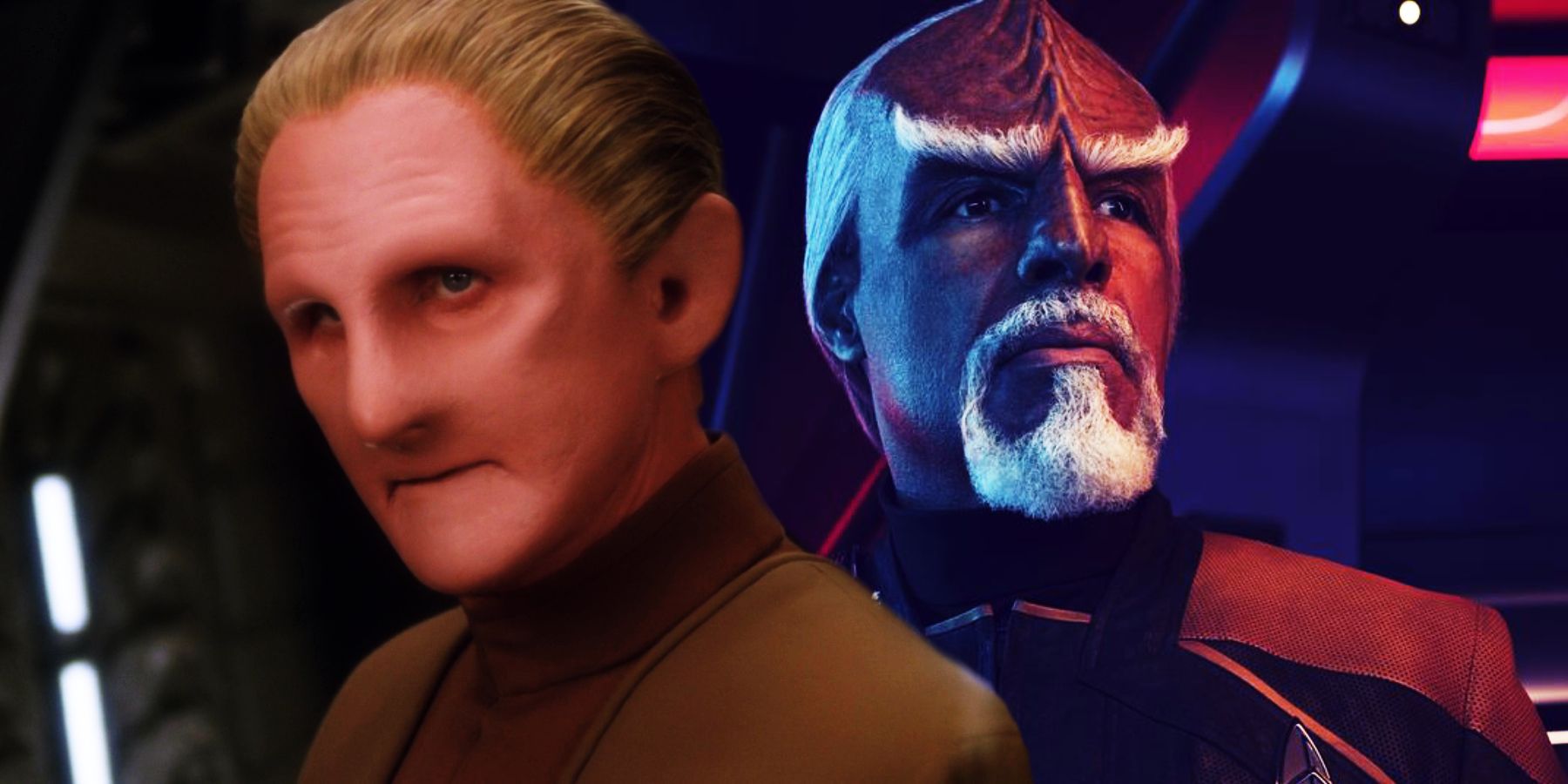 A changeling Odo and Word from DS9's Star Trek: Picard Season 3