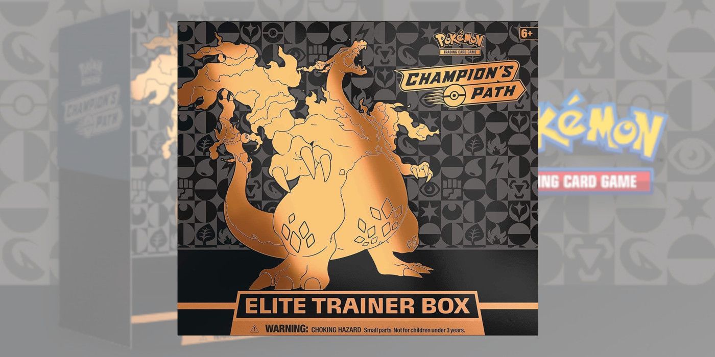 Pokémon TCG Champion's Path Collection Box.