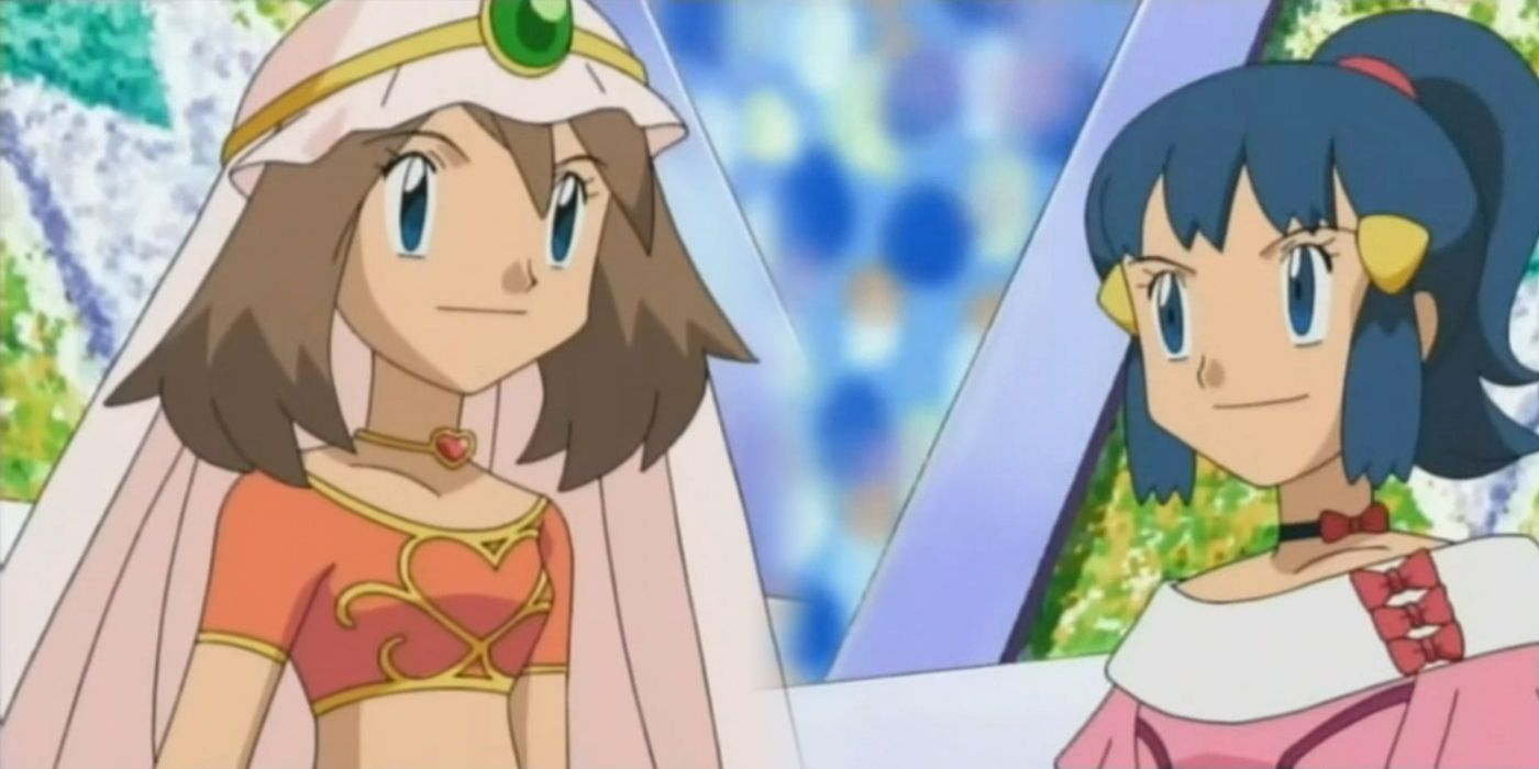 Take: I know May's original red outfit is more iconic, but I kind of like  her green outfit from Emerald just a little more : r/pokemonanime