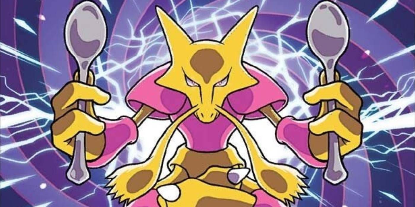 Radiant Alakazam art from the Pokémon Trading Card Game