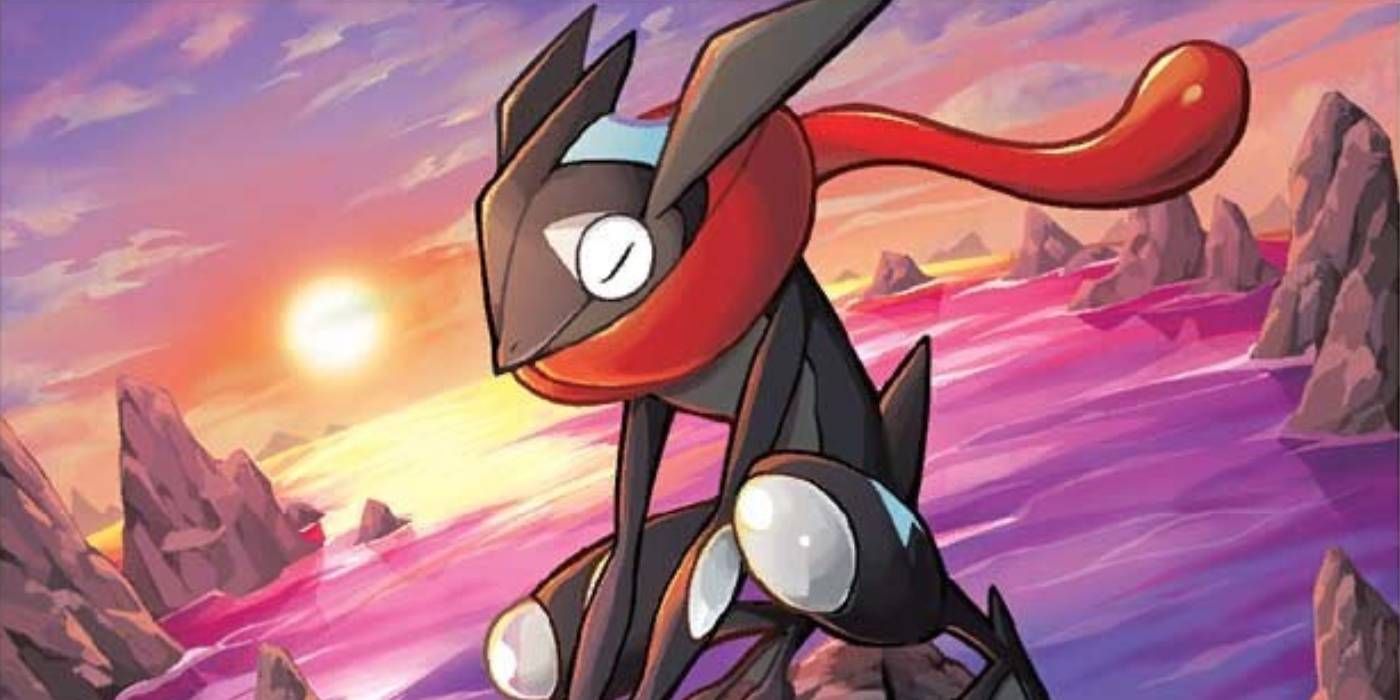 Radiant Greninja Art From The Pokémon Trading Card Game