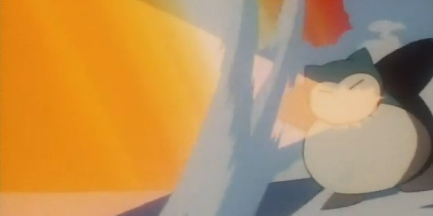 Pokemon: Snorlax fires Hyper Beam