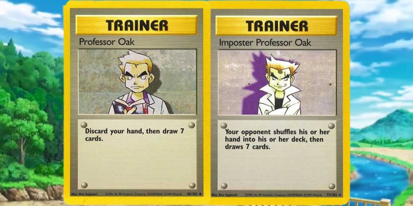 Pokémon Must Answer Its Creepy Imposter Professor Oak Card Mystery