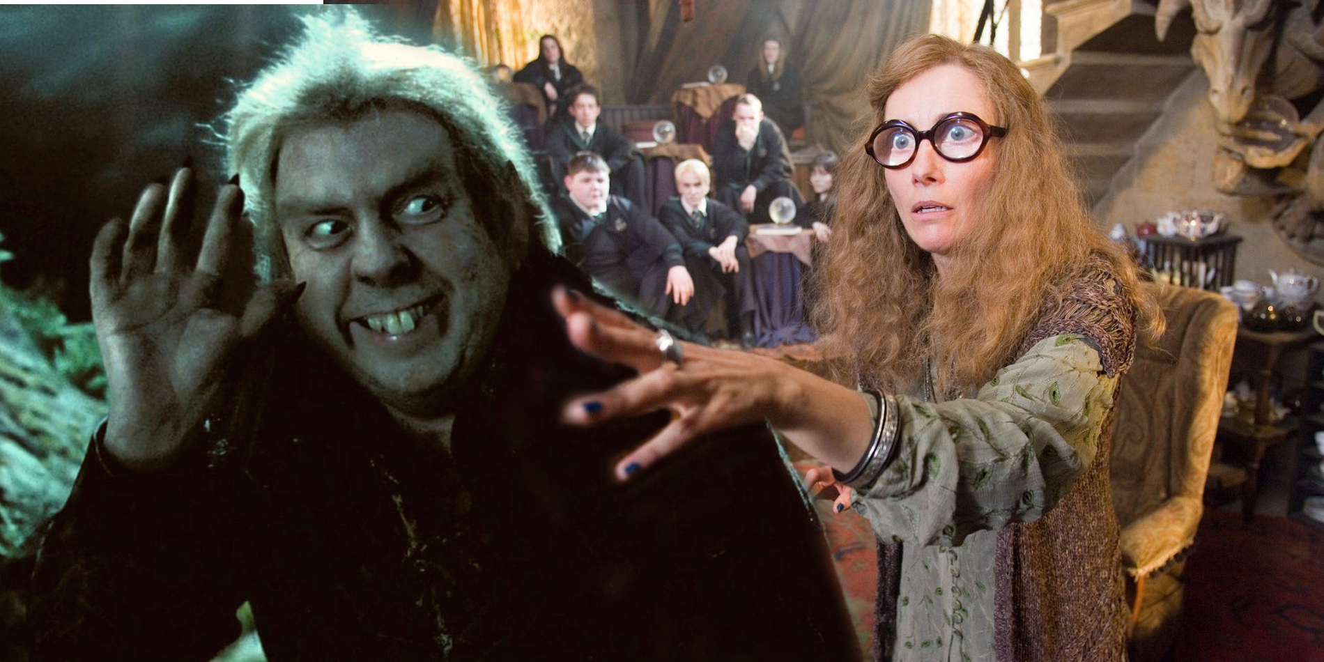 Professor Trelawney predicts Peter Pettigrew's escape in Harry Potter and the Prisoner of Azkaban