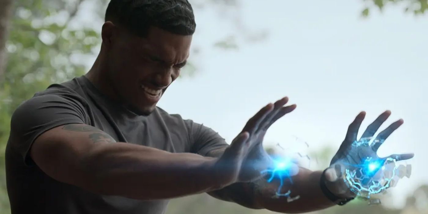 Tevin Wakefield using his powers on Raising Dion