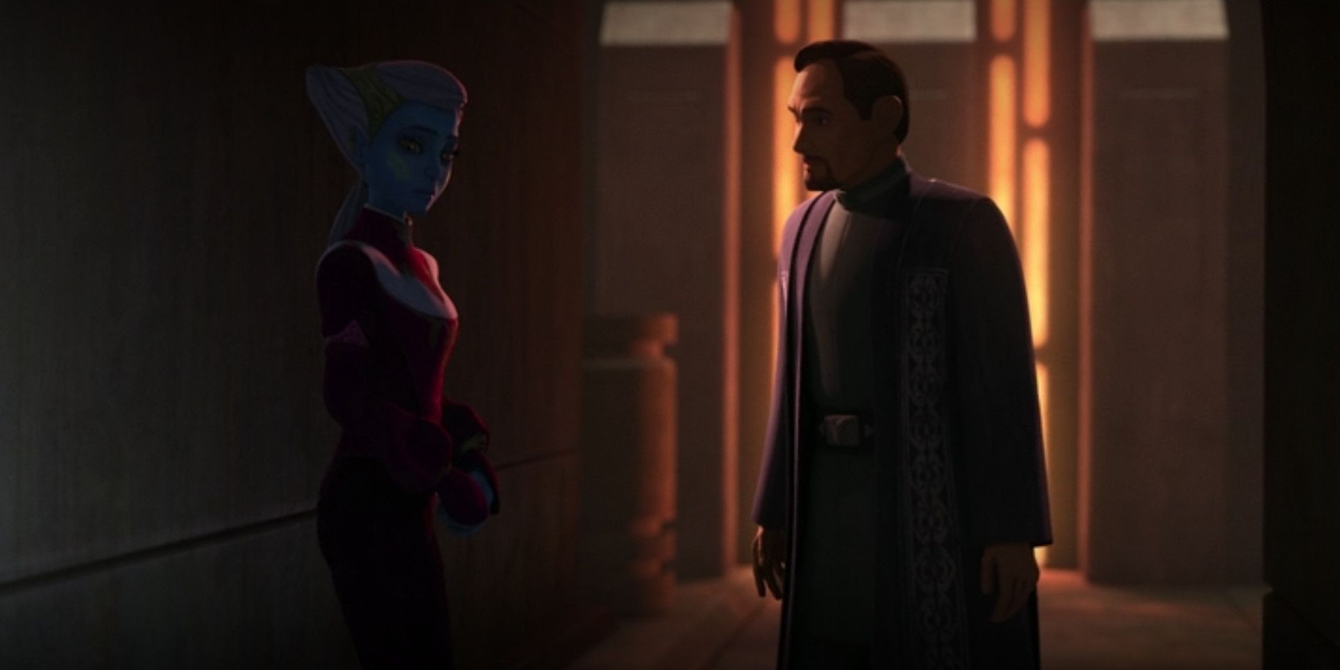 Riyo Chuchi and Bail Organa - Star Wars The Bad Batch
