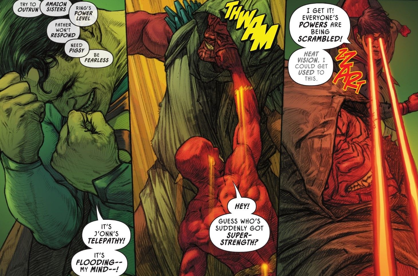 Robin Gets Heat Vision DC Comics