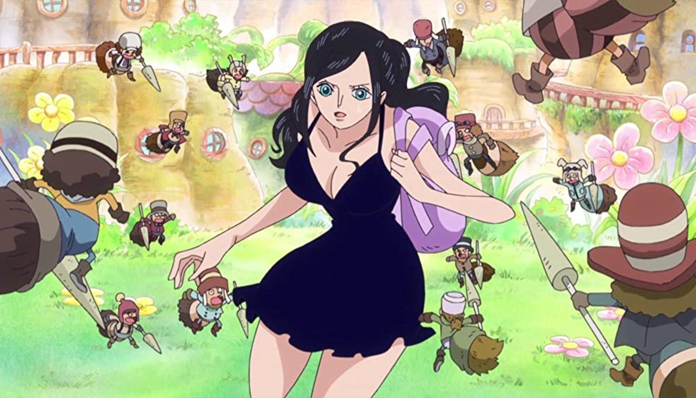 Robin in Tontatta Kingdom in One Piece