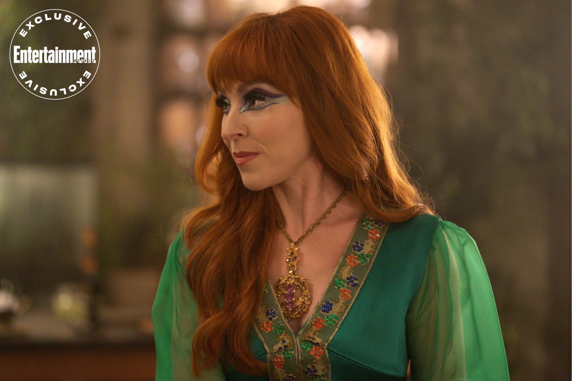 Ruth Connell as Rowena in The Winchesters.