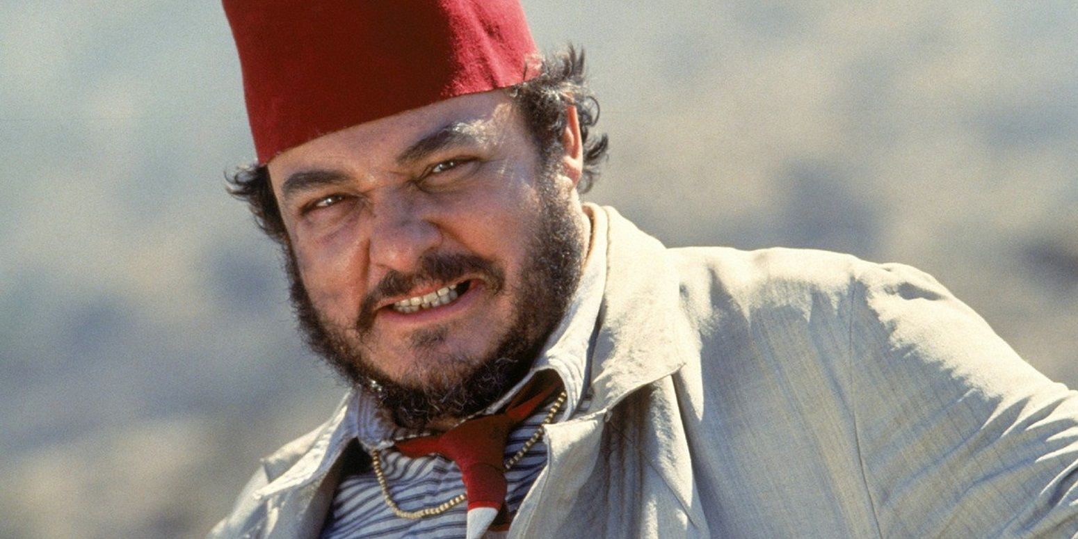 Sallah smiles in Indiana Jones and the Last Crusade