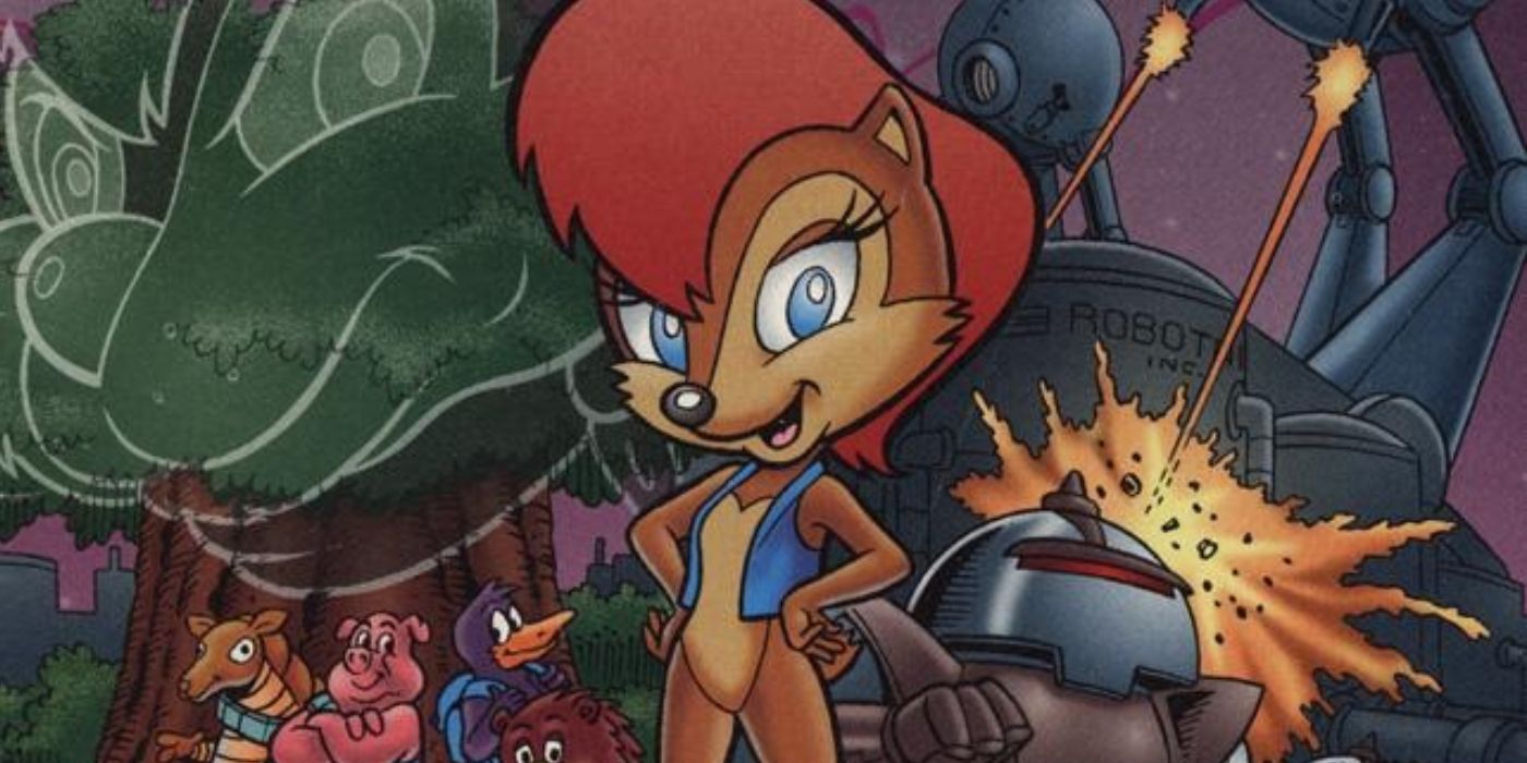 Sally Acorn on the cover of Princess Sally 1