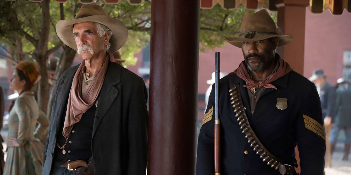 Sam Elliott and LaMonica Garrett in 1883