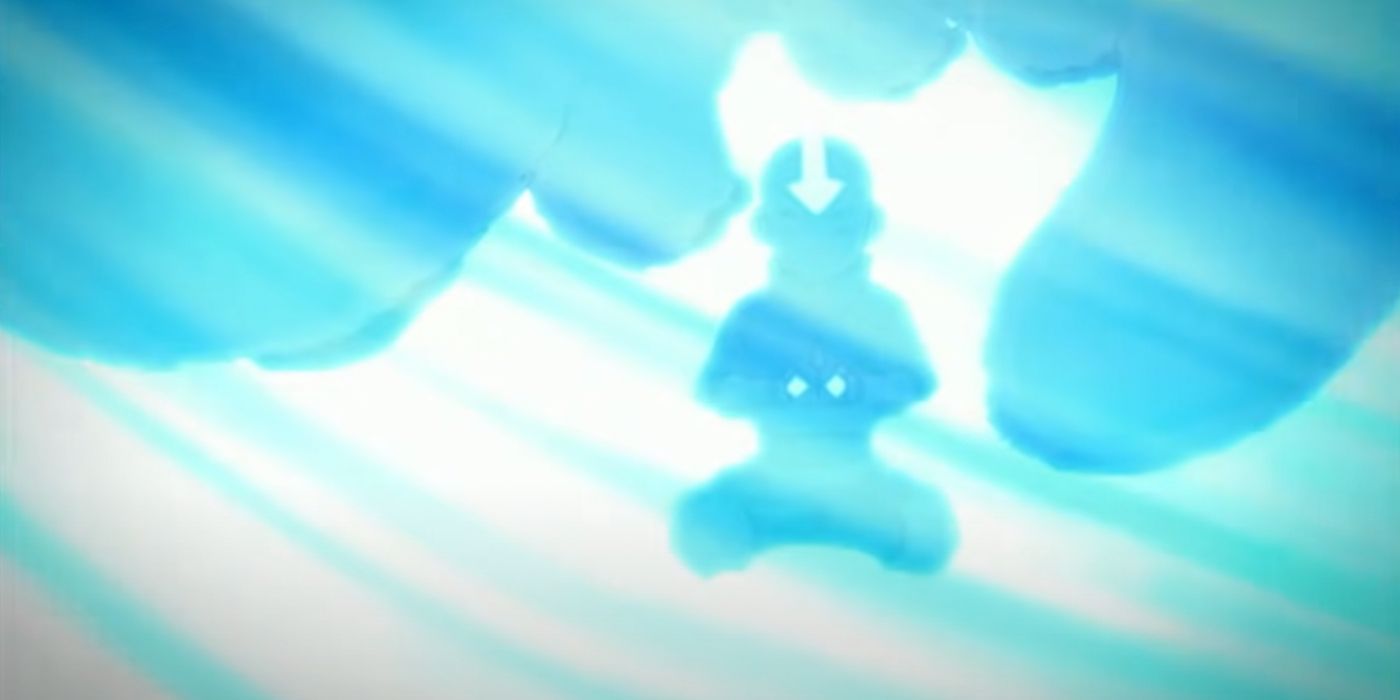 Aang in the iceberg in Avatar: The Last Airbender