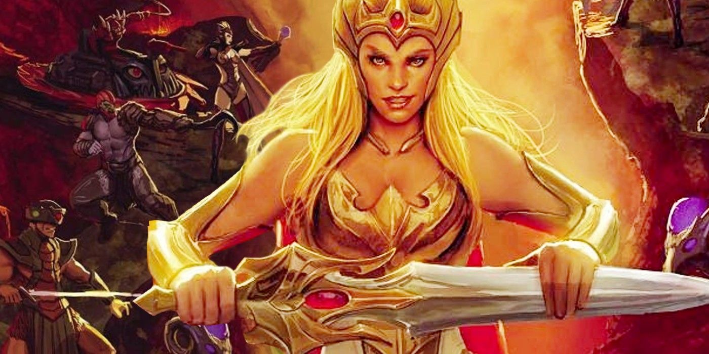 Artwork of She-Ra holding her sword
