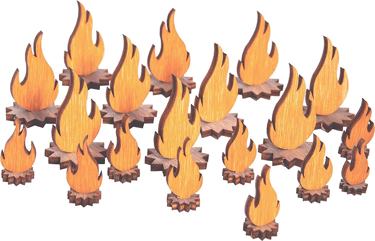 Smonex Wooden Mini Flame Game Markers are the best Warhammer accessories