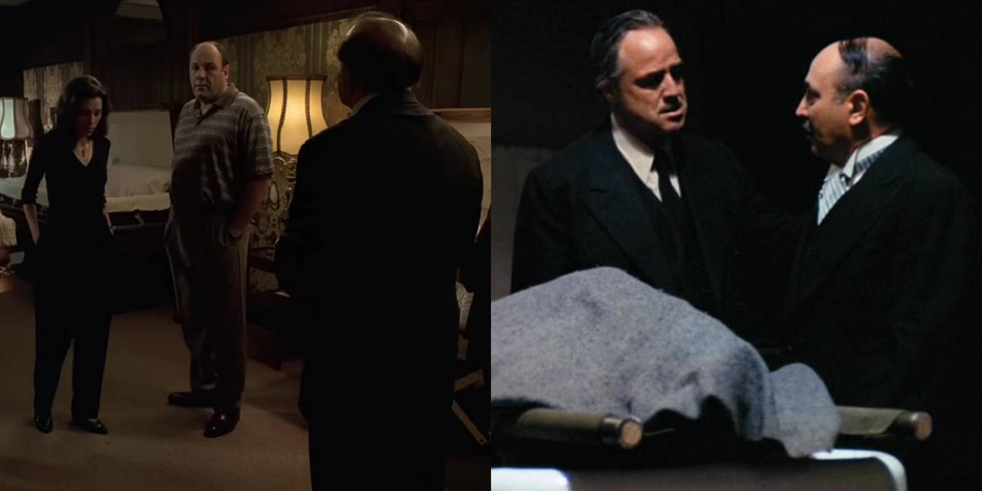 The funeral director scenes from both The Sopranos and The Godfather