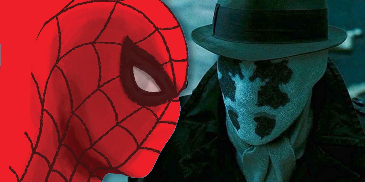 Spider-Man and Rorschach