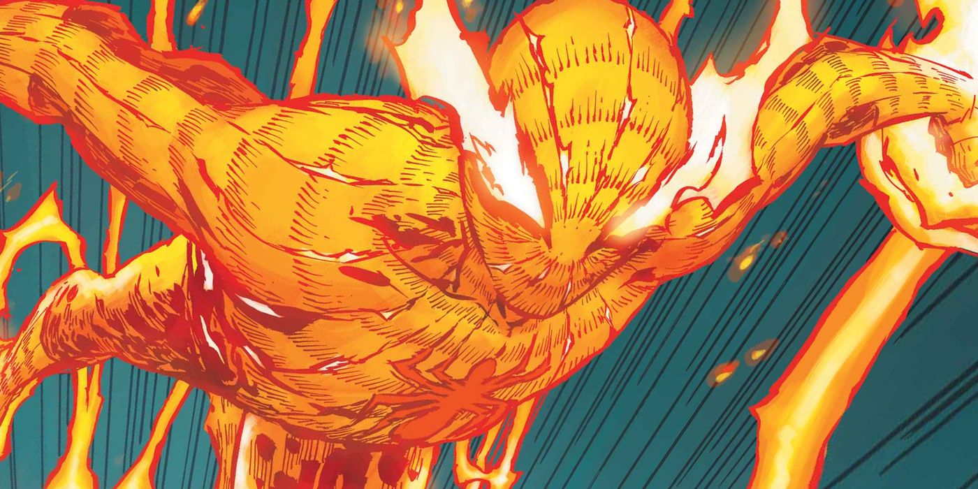 Human Torch Vs Spiderman