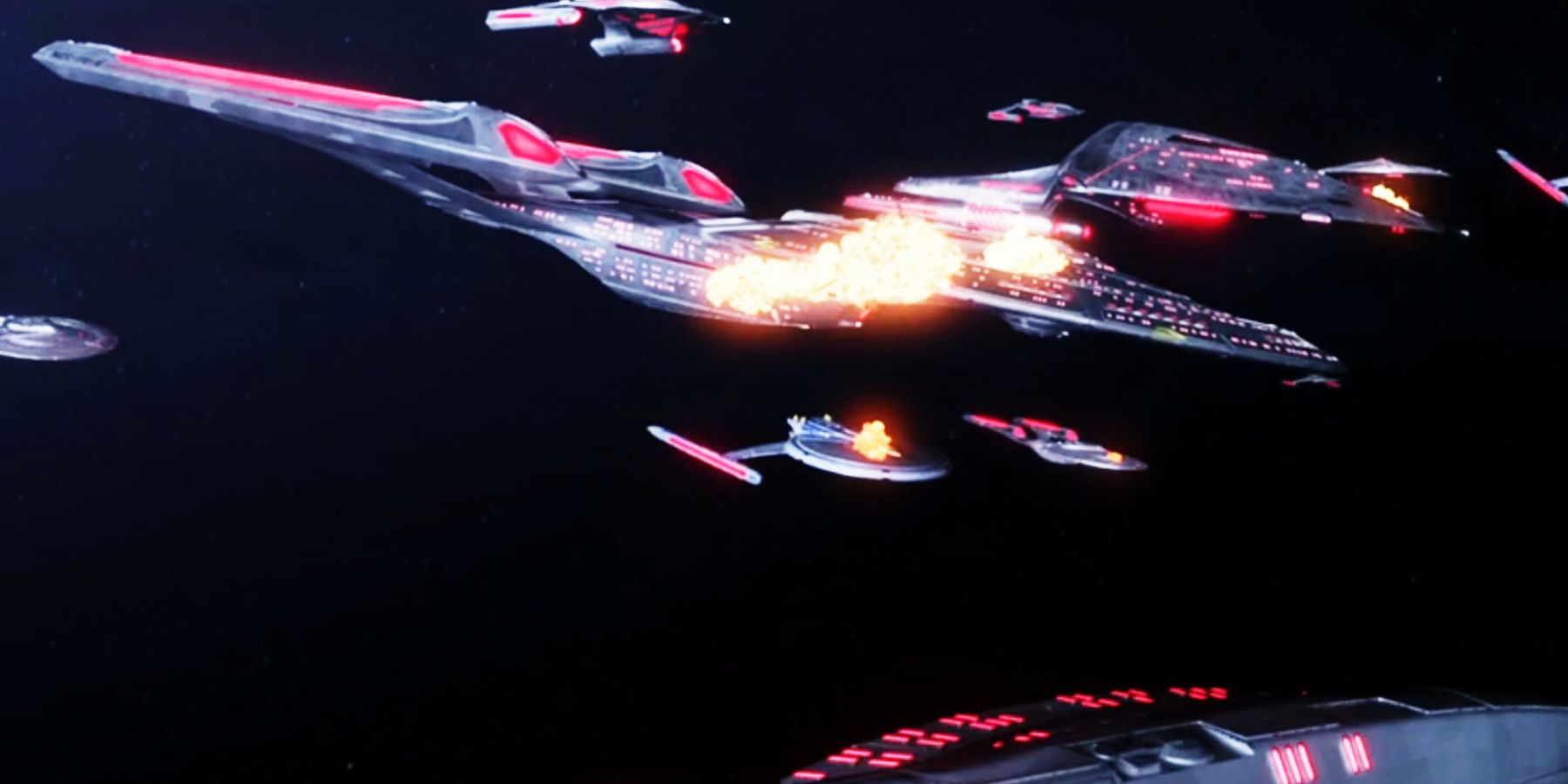 A Enterprise-E está sob ataque em Star Trek: Prodigy