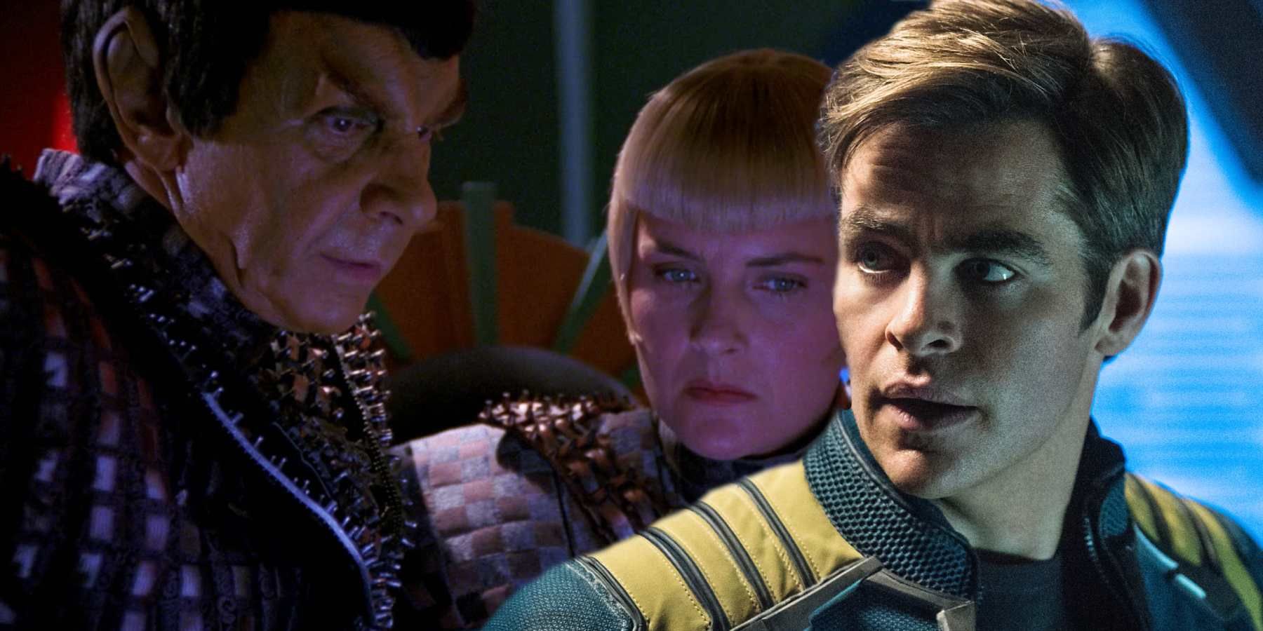 The Star Trek: TNG Romulans and Chris Pine as Captain Kirk