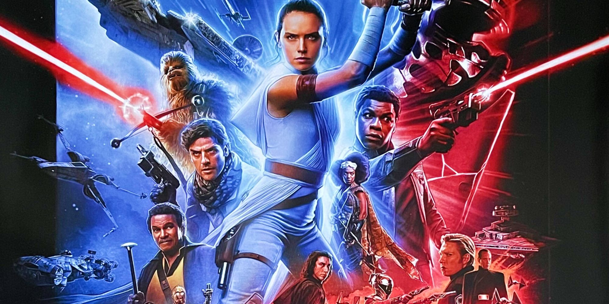 The RealD 3D and IMAX poster for Star Wars: The Rise of Skywalker