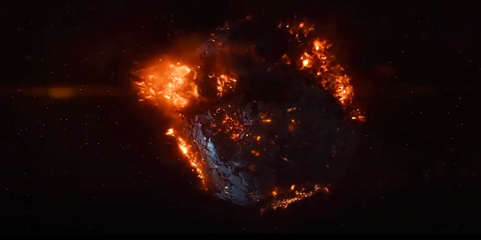 Starkiller Base explosion in Star Wars The Force Awakens