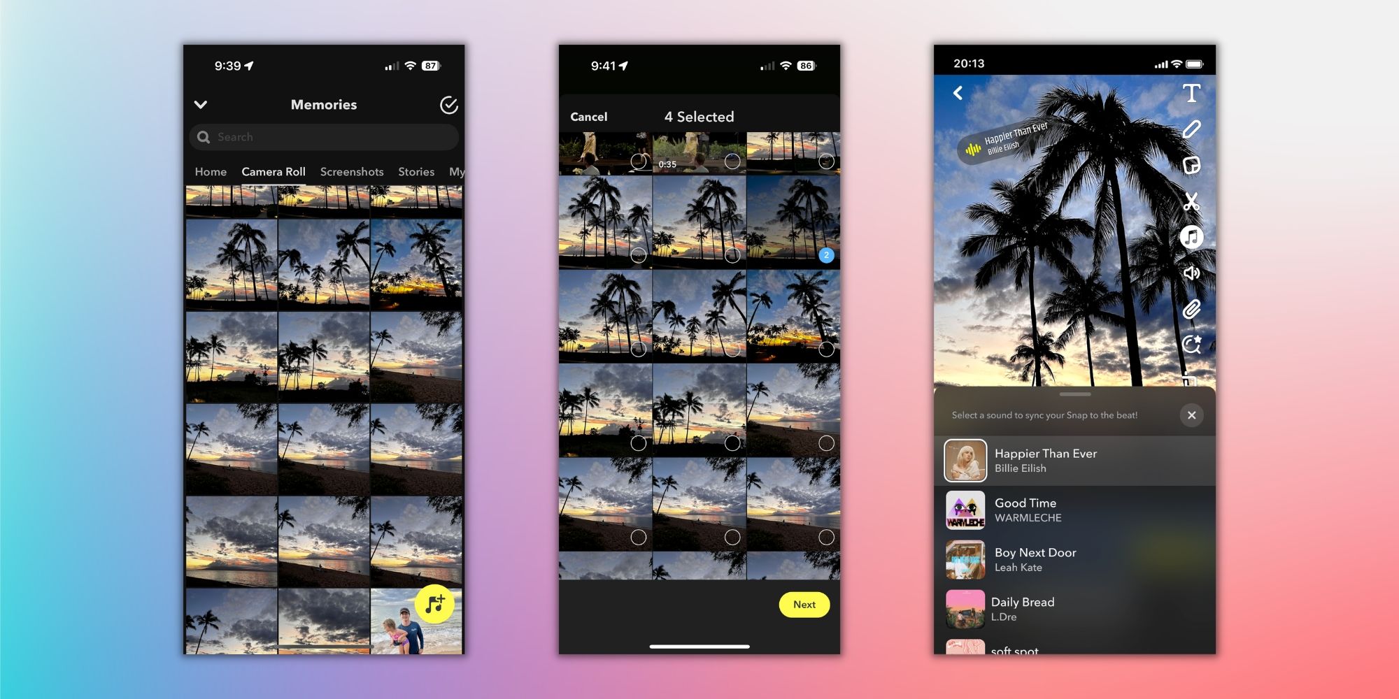 How To Create Montage Videos With A Soundtrack On Snapchat
