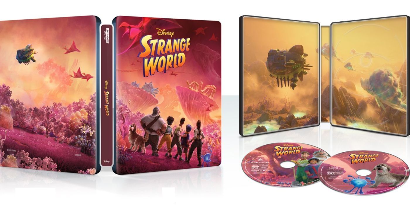 mundo estranho livro de aço blu-ray