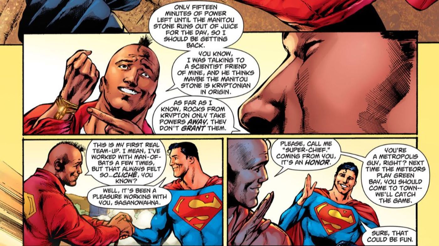 Super-Chefe e Superman DC Comics