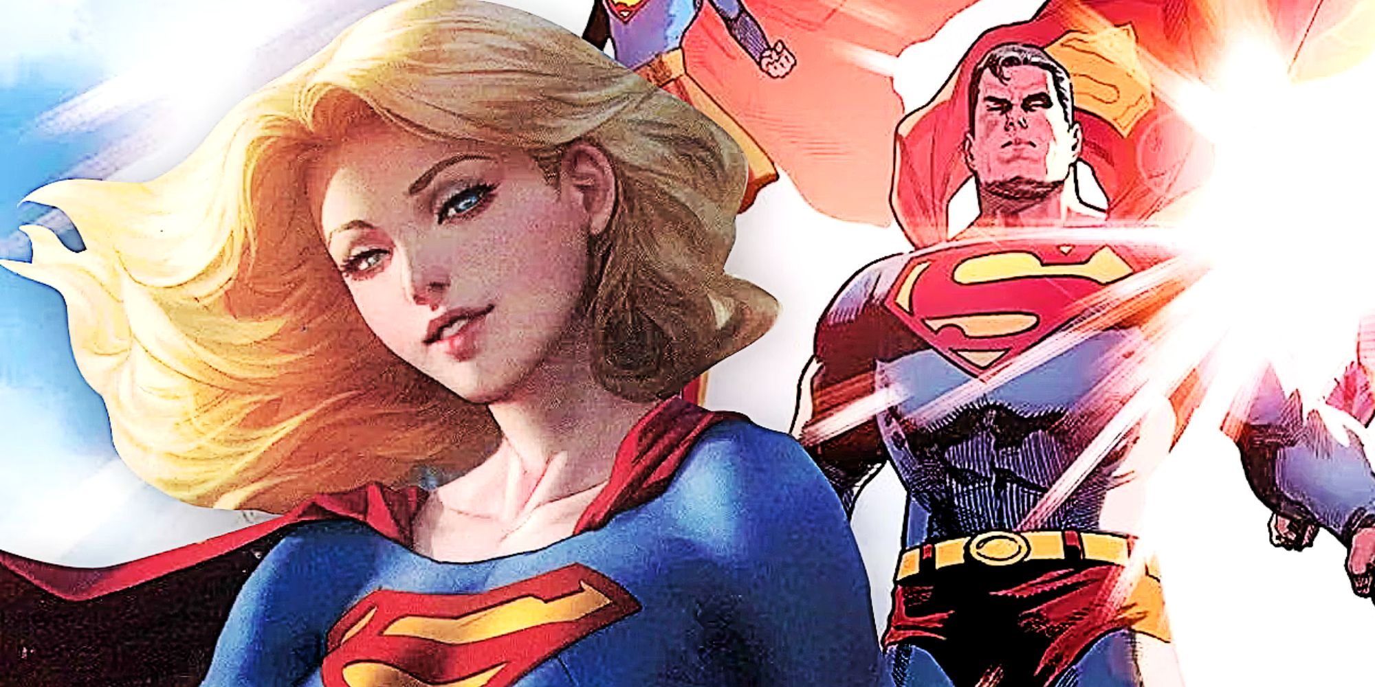 Supergirl and Superman in DC Comics