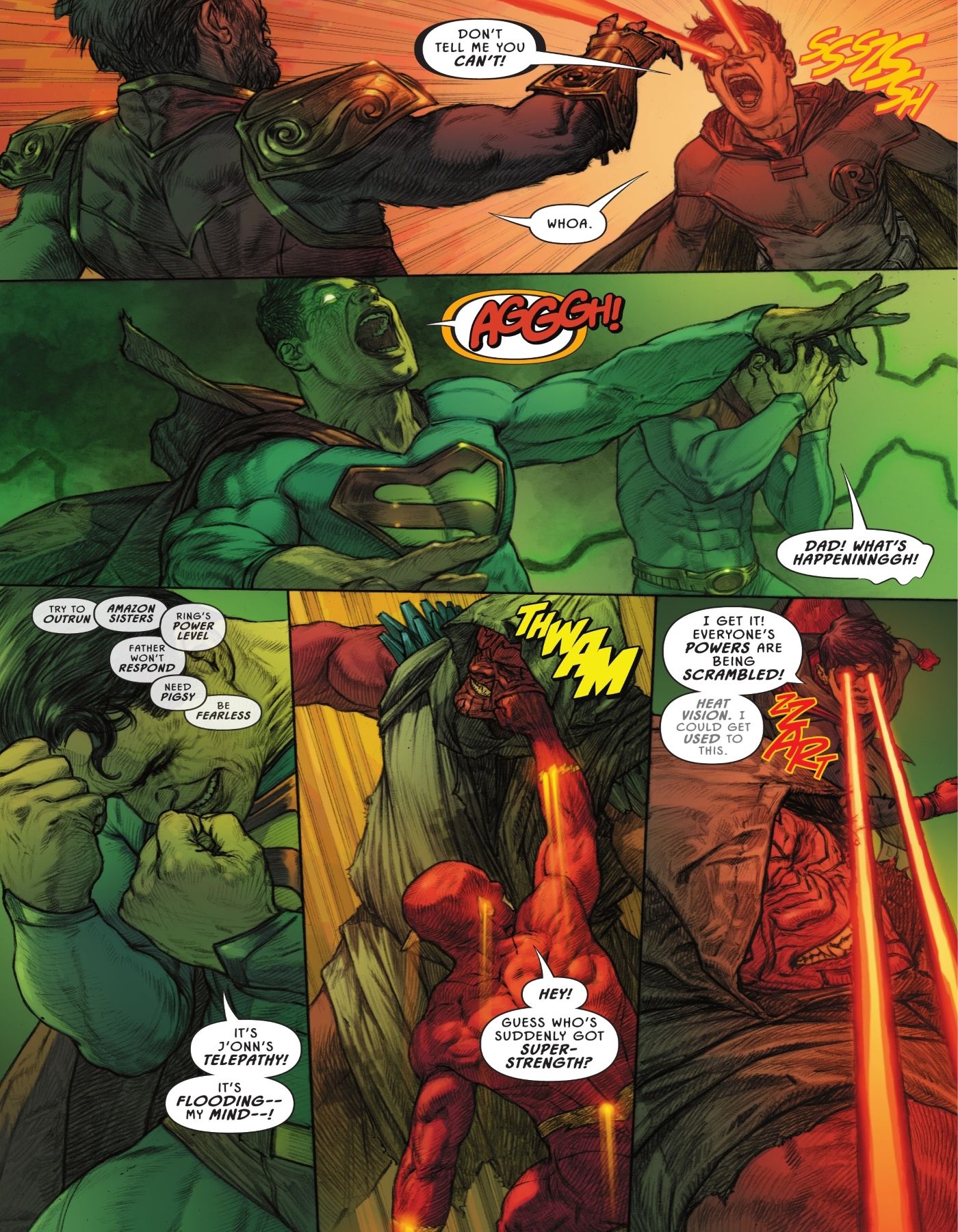 Superman e Damian trocam de poderes