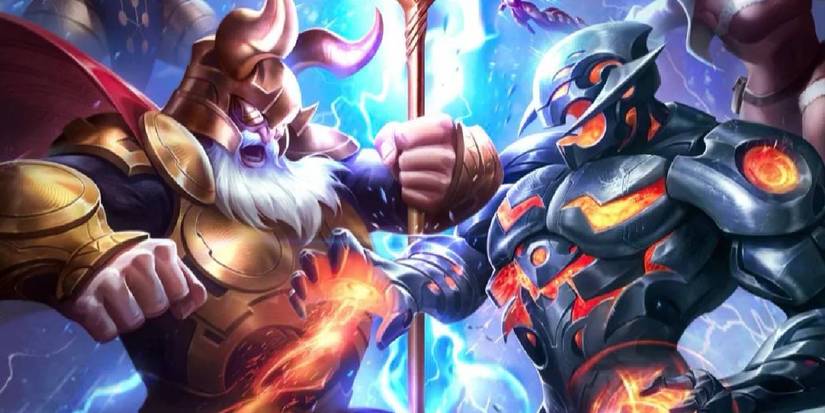 Marvel Snap Battle Mode Promotional Artwork Featuring Odin vs Ultron Among Other Marvel Characters