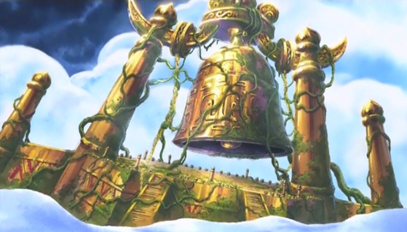 The bell from Skypiea in One Piece