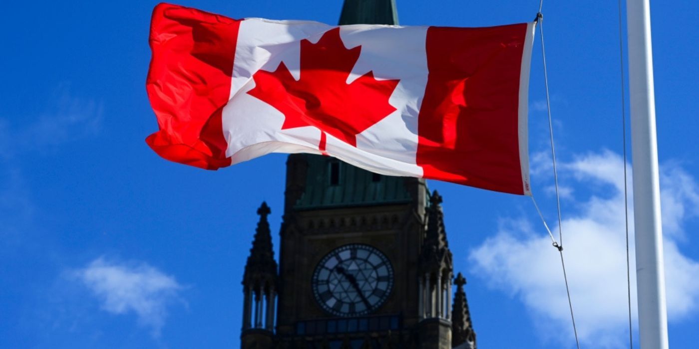 The Canadian parliament building