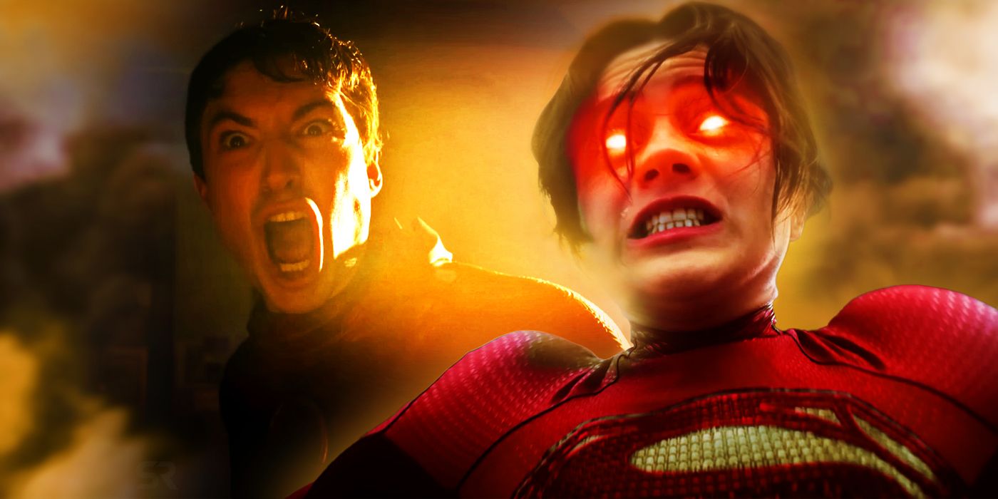 Une image séparée de Barry Allen et Super Girl de la bande-annonce de The Flash