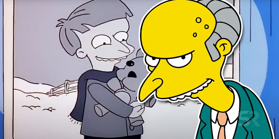 The Simpsons Mr Burns backstory childhood