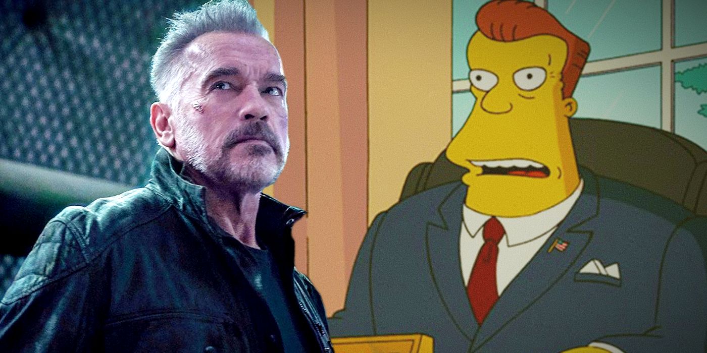 The Simpsons Schwarzenegger Joke