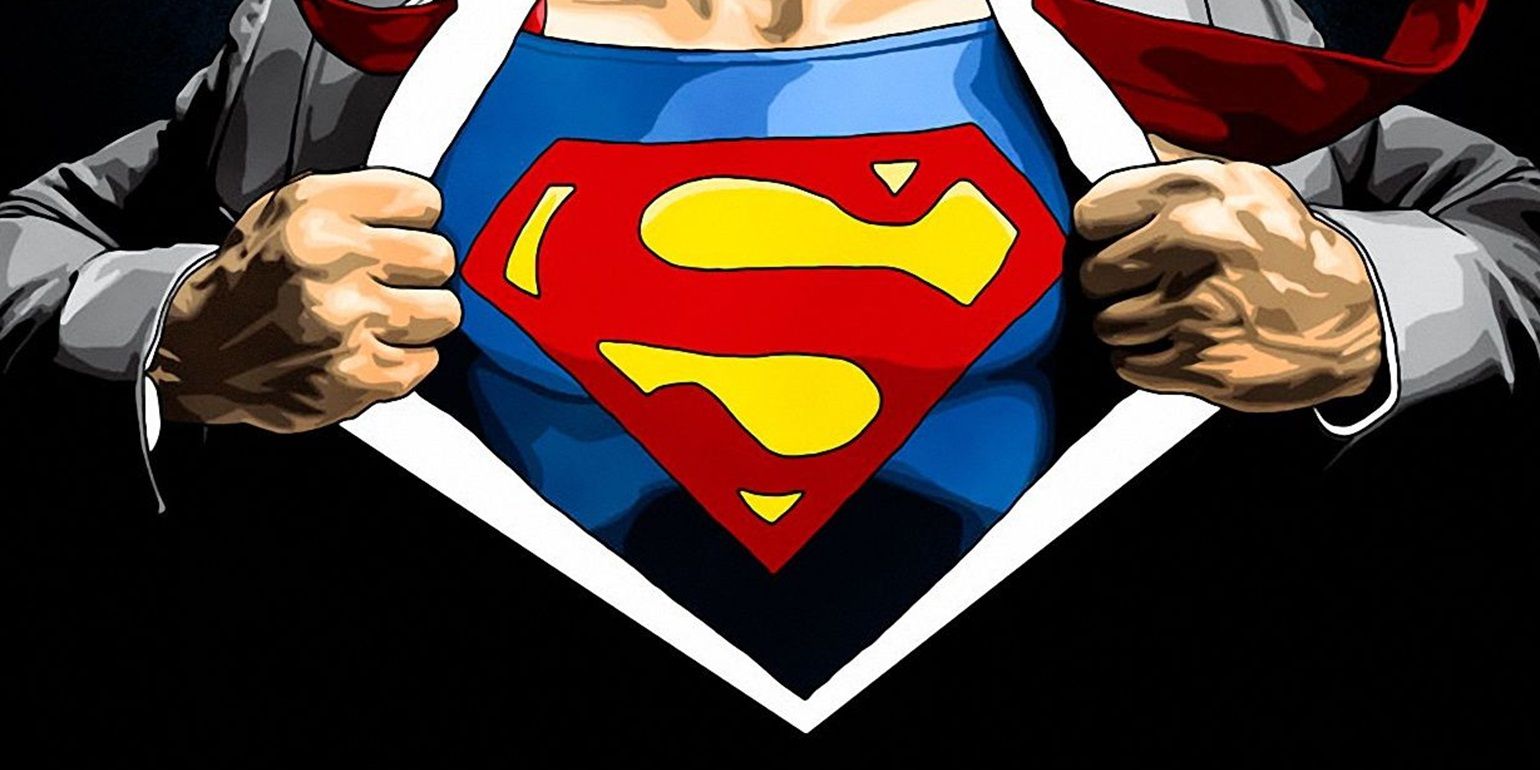 The logo on Superman's chest in the comics