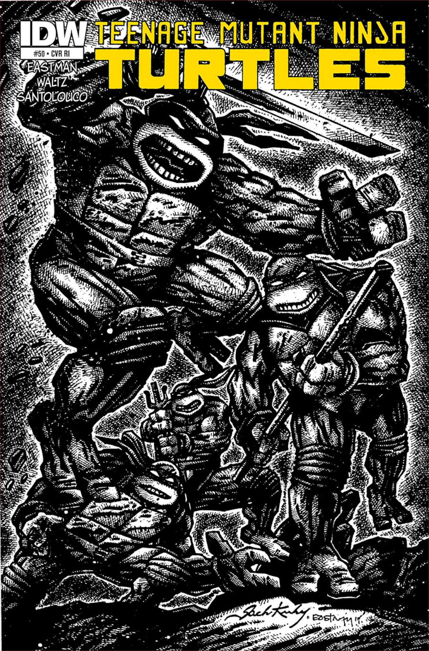TMNT by Jack Kirby and Kevin Eastman